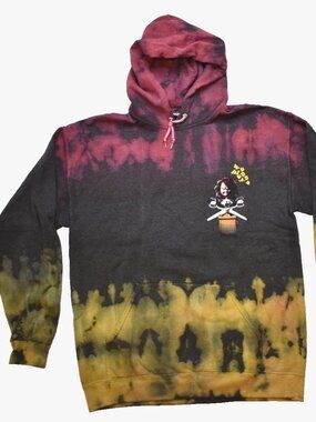 Chucky Wanna Play I'm Your Friend To The End Dip Dye Washed Mens Hoodie New S-L